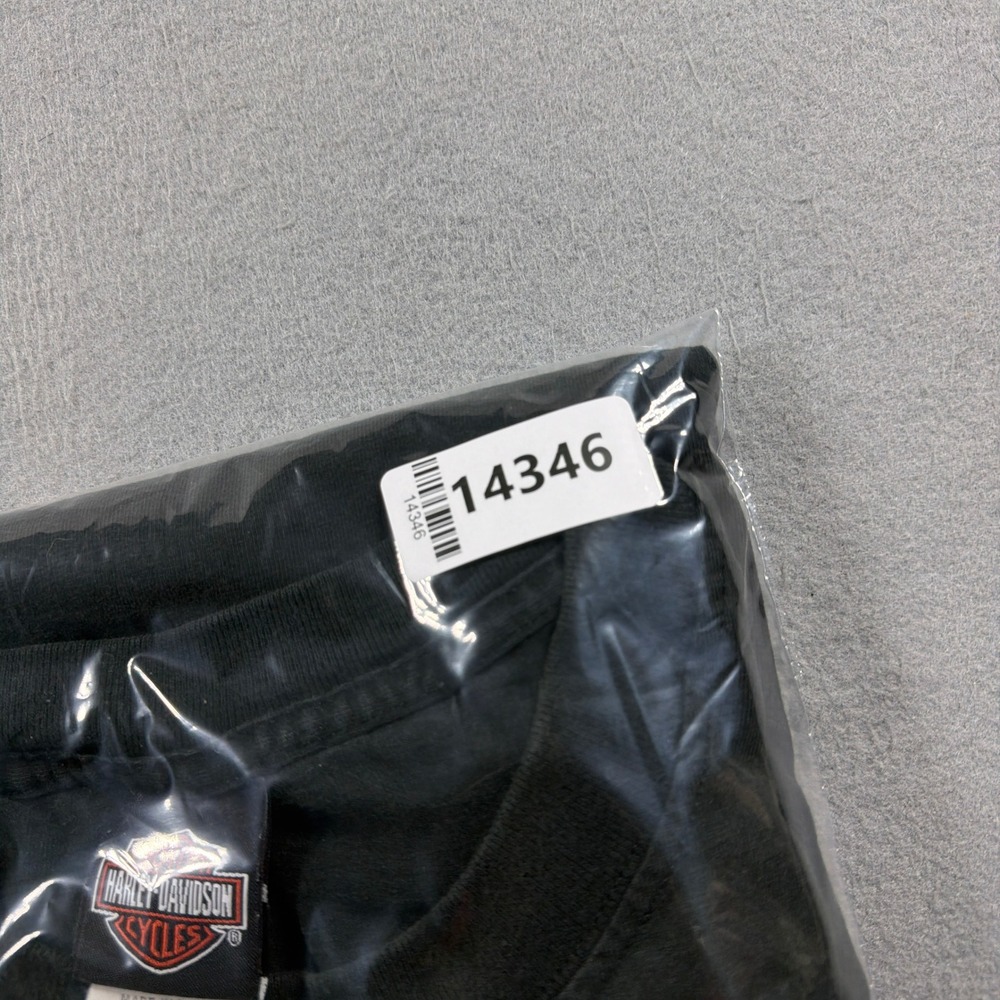 Harley Davidson Sleeveless Muscle Shirt Men 2XL Relaxed Black Biker Streetwear - Picture 9 of 9